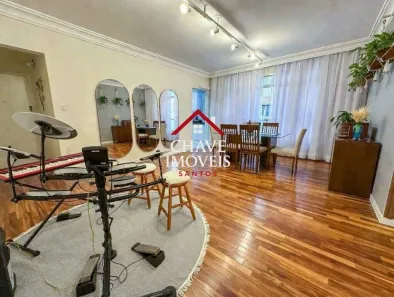 Apartamento com 3 Quartos à venda, 139m² no Marapé, Santos
