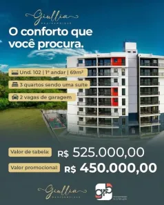Apartamento com 3 Quartos à venda, 69m² no Planalto, Manaus