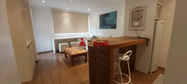 Flat com 1 Quarto para alugar, 42m² no Moema, São Paulo