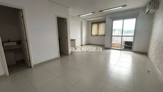 Sala Comercial para alugar, 42m² no Vila Mathias, Santos
