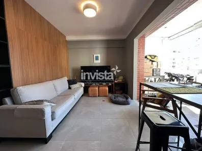 Apartamento com 1 Quarto para alugar, 46m² no Boqueirão, Santos