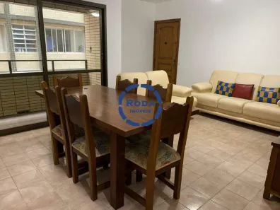 Apartamento com 2 Quartos para alugar, 138m² no Gonzaga, Santos