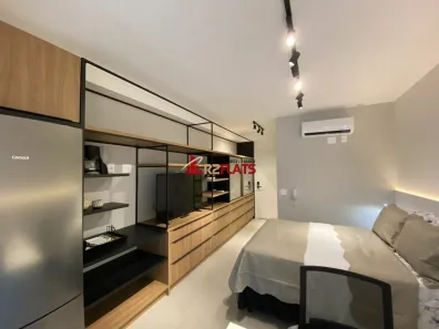 Flat com 1 Quarto para alugar, 24m² no Indianópolis, São Paulo