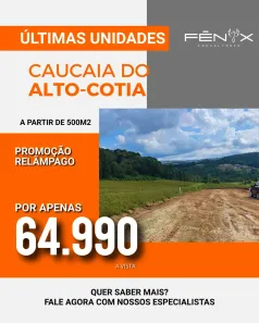 Lote/Terreno à venda, 500m² no Parque Caucaia (Caucaia do Alto), Cotia