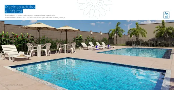 Apartamento com 2 Quartos à venda, 46m² no Vila Sônia, Piracicaba