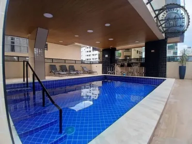 Apartamento com 2 Quartos para alugar, 70m² no Canto do Forte, Praia Grande