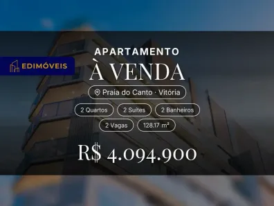 Apartamento com 2 Quartos à venda, 128m² no Praia do Canto, Vitória