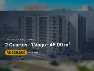 Apartamento com 2 Quartos à venda, 45m² no Jardim Limoeiro, Serra