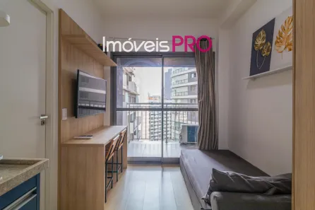 Apartamento com 1 Quarto para alugar, 29m² no Santo Amaro, São Paulo