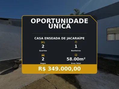 Casa com 2 Quartos à venda, 58m² no Enseada de Jacaraípe, Serra