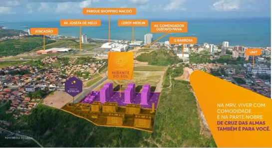 Apartamento com 2 Quartos à venda, 43m² no Cruz das Almas, Maceió