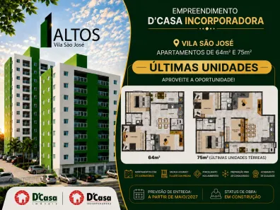 Apartamento com 2 Quartos à venda, 64m² no Vila São José, Taubaté
