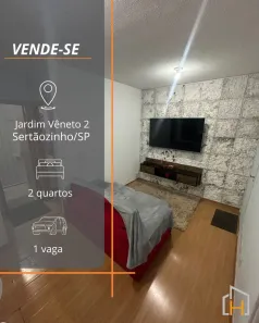Apartamento com 2 Quartos à venda, 40m² no Jardim Veneto II, Sertãozinho