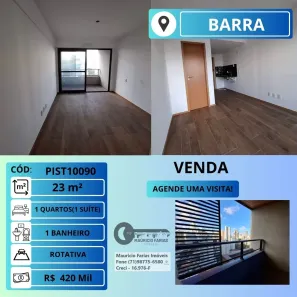 Apartamento com 1 Quarto à venda, 24m² no Barra, Salvador
