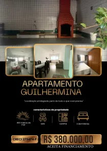 Apartamento com 2 Quartos à venda, 107m² no Guilhermina, Praia Grande