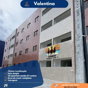 Apartamento com 2 Quartos à venda, 50m² no Valentina de Figueiredo, João Pessoa