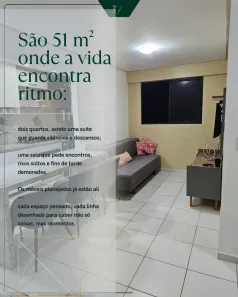 Apartamento com 2 Quartos à venda, 51m² no São Jorge, Maceió
