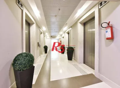 Sala Comercial para alugar, 161m² no Vila Belmiro, Santos