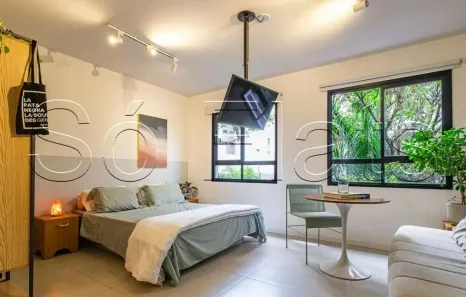 Apartamento com 1 Quarto para alugar, 25m² no Pinheiros, São Paulo