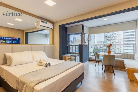 Flat com 1 Quarto à venda, 32m² no Higienópolis, São Paulo