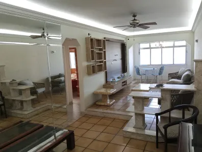 Apartamento com 3 Quartos para alugar, 148m² no Itararé, São Vicente