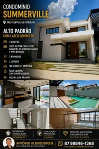 Casa de Condomínio com 4 Quartos à venda, 200m² no Centro, Petrolina
