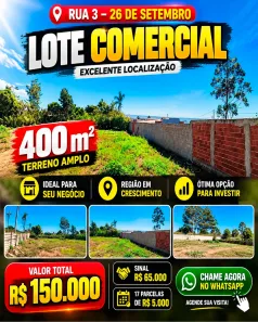 Lote/Terreno à venda, 400m² no , Brasília