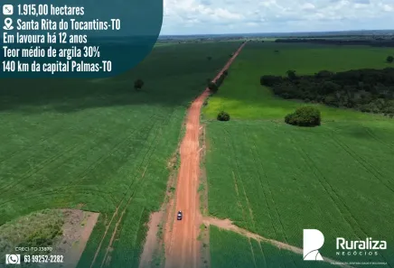 Fazenda/Sítio à venda, 1915m² no , Santa Rita do Tocantins
