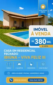 Casa de Condomínio com 2 Quartos à venda, 86m² no Centro, Ibiúna