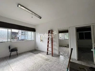 Sala Comercial com 1 Quarto para alugar, 103m² no Centro, Santos