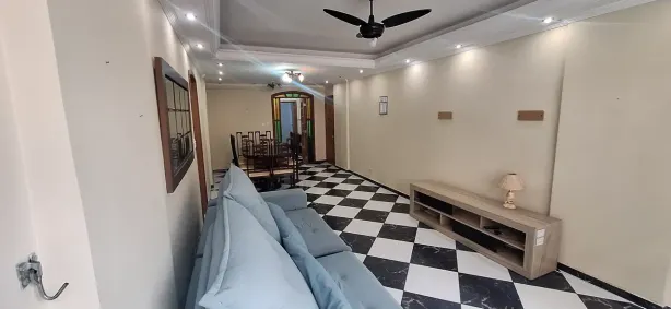 Apartamento com 2 Quartos para alugar, 103m² no Gonzaga, Santos
