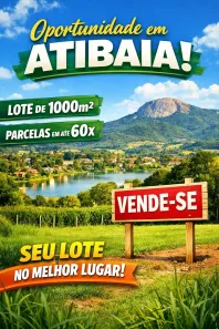 Lote/Terreno à venda, 1000m² no Tanque, Atibaia