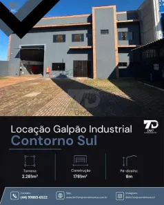 Galpão/Depósito/Armazém com 1 Quarto para alugar, 1786m² no Jardim Ipanema, Maringá
