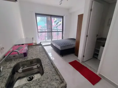 Apartamento com 1 Quarto para alugar, 21m² no República, São Paulo