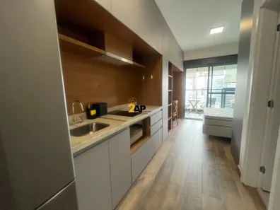 Apartamento com 1 Quarto para alugar, 27m² no Jardim das Acácias, São Paulo