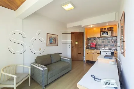 Flat com 1 Quarto para alugar, 40m² no Paraíso do Morumbi, São Paulo
