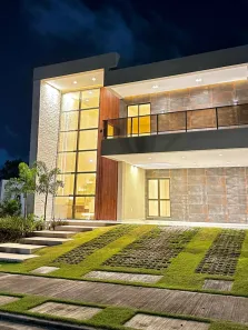 Casa de Condomínio com 5 Quartos para venda ou aluguel, 422m² no Cidade Alpha, Eusébio