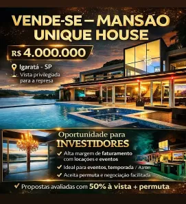 Casa de Condomínio com 4 Quartos à venda, 1100m² no Águas de Igaratá, Igaratá