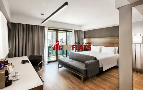 Flat com 1 Quarto para alugar, 28m² no Indianópolis, São Paulo