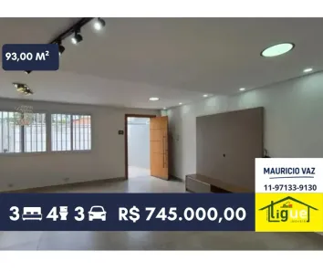 Apartamento com 3 Quartos à venda, 93m² no Jardim Bonfiglioli, São Paulo
