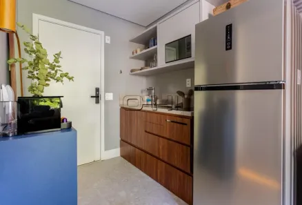 Apartamento com 1 Quarto para alugar, 25m² no Campo Belo, São Paulo