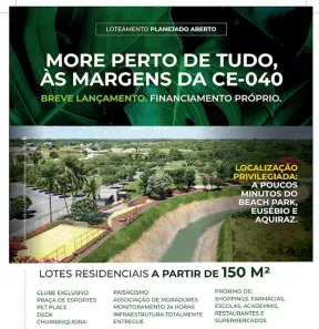Lote/Terreno à venda, 150m² no , Eusébio