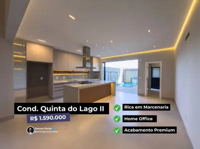 Casa de Condomínio com 3 Quartos à venda, 188m² no Quinta do Lago - Lac Léman, São José do Rio Preto