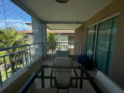 Apartamento com 3 Quartos para alugar, 102m² no Porto das Dunas, Aquiraz
