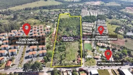 Lote/Terreno à venda, 78457m² no Chácaras Saudáveis e Encantadoras, Jundiaí