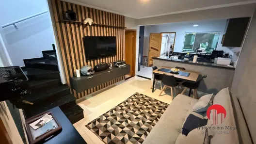 Casa de Condomínio com 3 Quartos à venda, 100m² no Parque Santana, Mogi das Cruzes