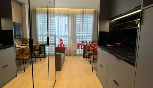 Apartamento com 1 Quarto para alugar, 25m² no Pinheiros, São Paulo