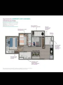 Apartamento com 2 Quartos à venda, 41m² no Jardim América da Penha, São Paulo