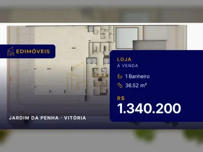 Ponto Comercial à venda, 36m² no Jardim da Penha, Vitória