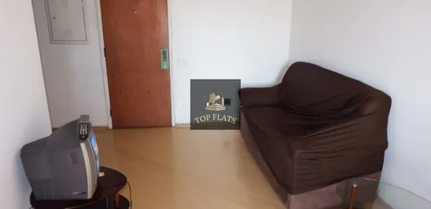 Flat com 1 Quarto para alugar, 52m² no Moema, São Paulo